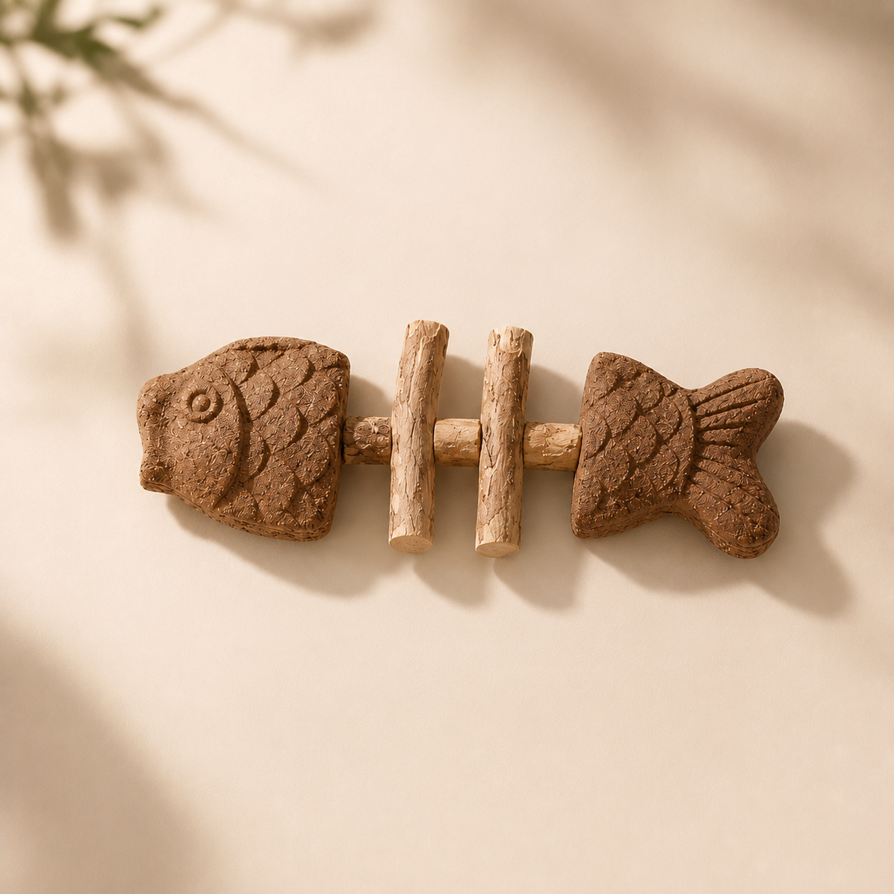 Natural Silvervine Fish Bone Cat Chew Toy