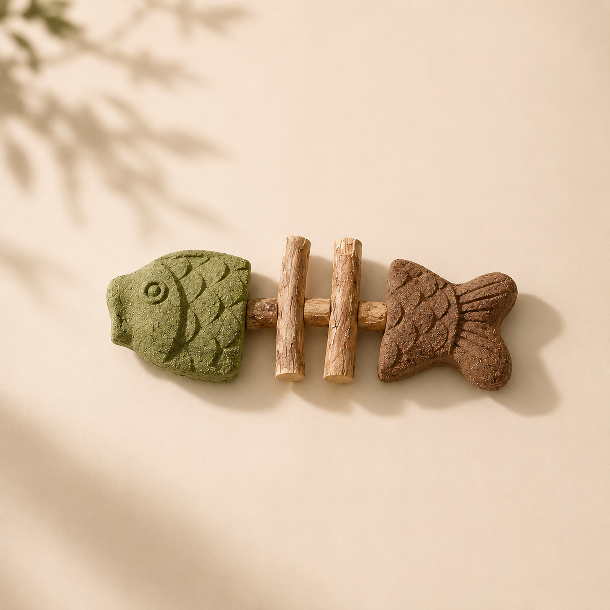Natural Silvervine Fish Bone Cat Chew Toy