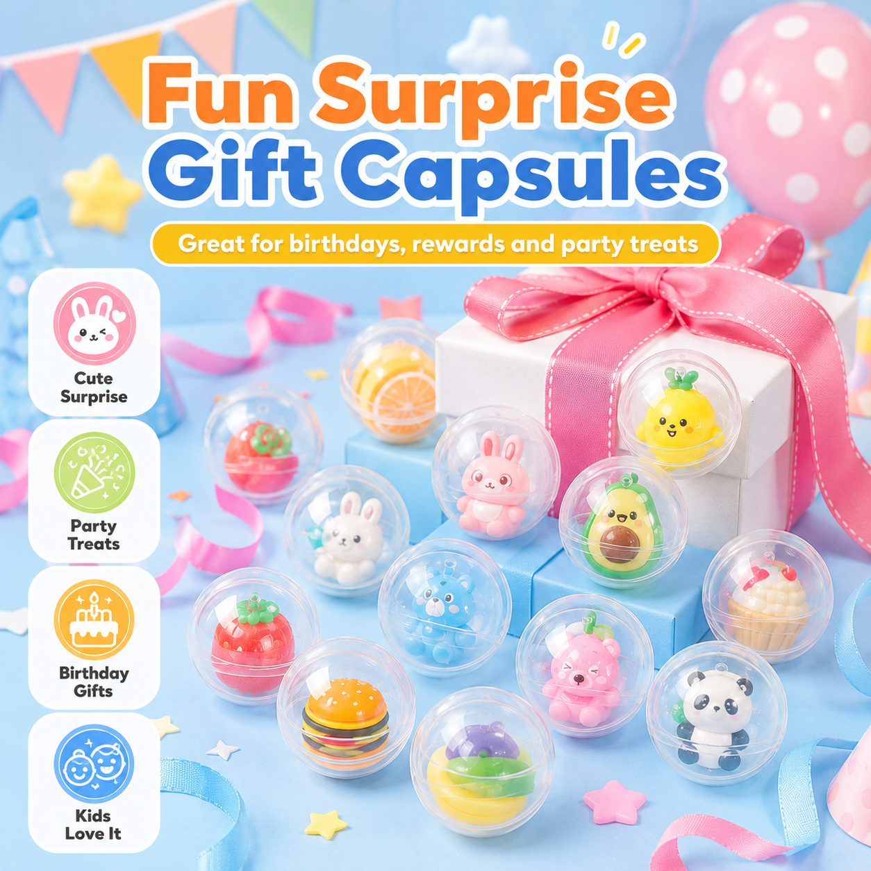 Cute Mini Figure Gashapon Balls