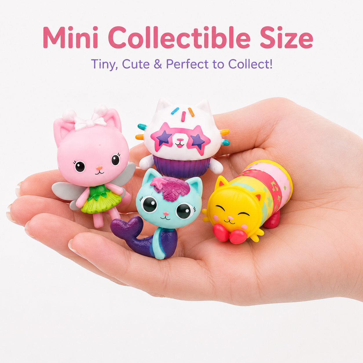 Gabby’s Dollhouse Assorted Cat Mini Figures Playset