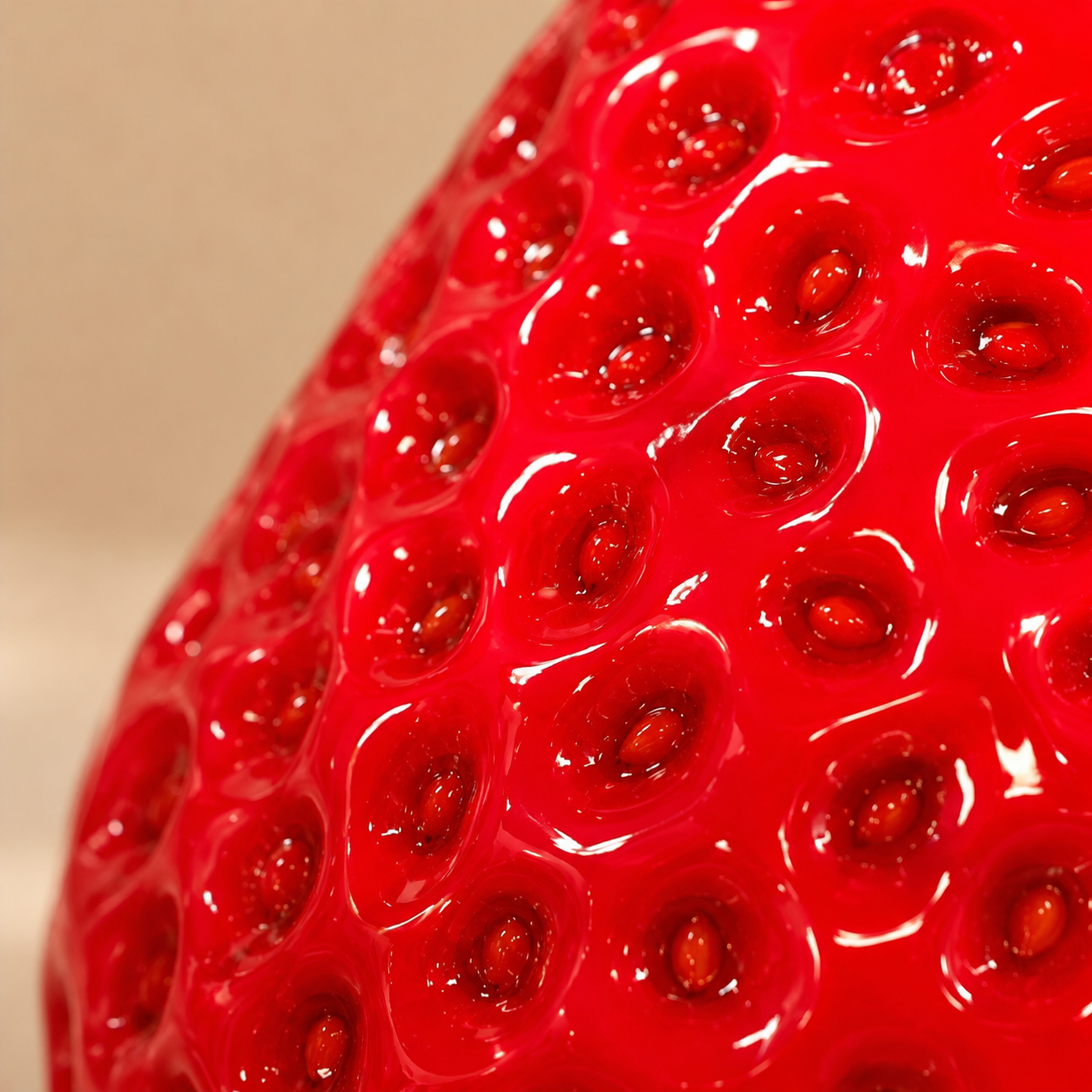 Realistic Strawberry Slow Rebound Squishy Fidget Toy