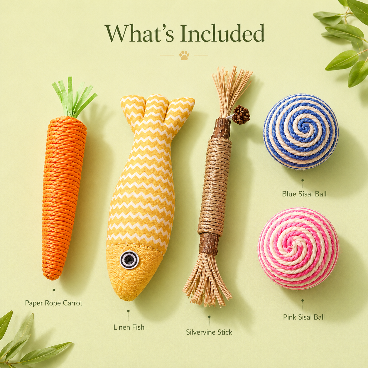 5 in 1 Cat Toys Gift Pack