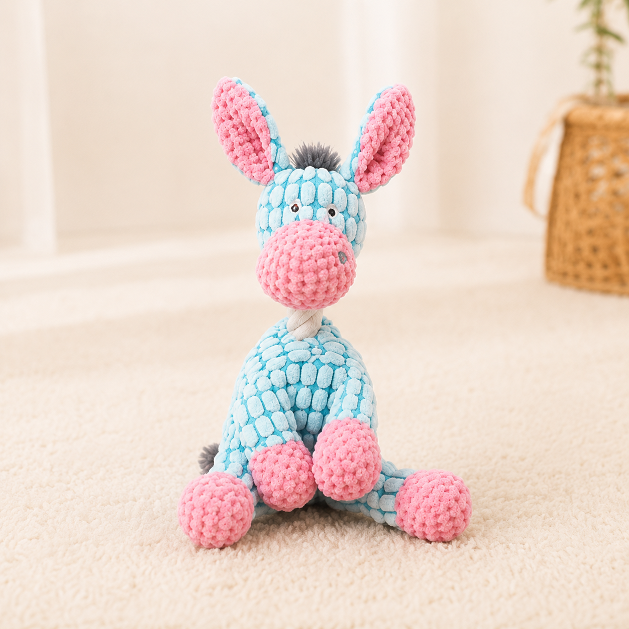 Squeaky Animal Dog Chew Plush Toy
