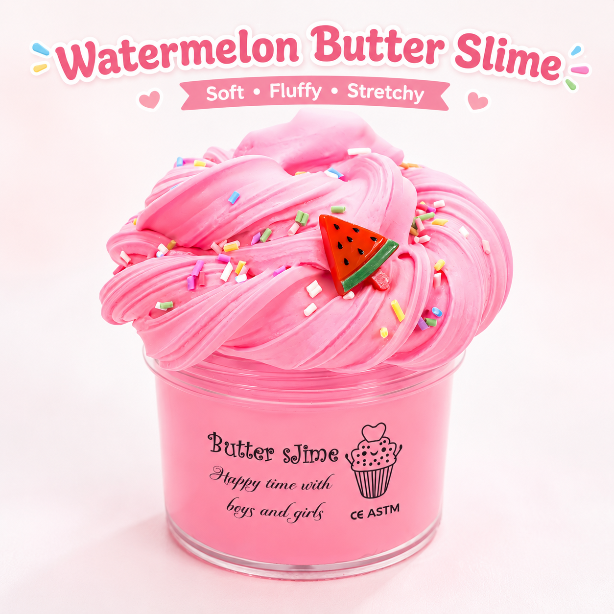 Fluffy Coffee Fruit Butter Slime