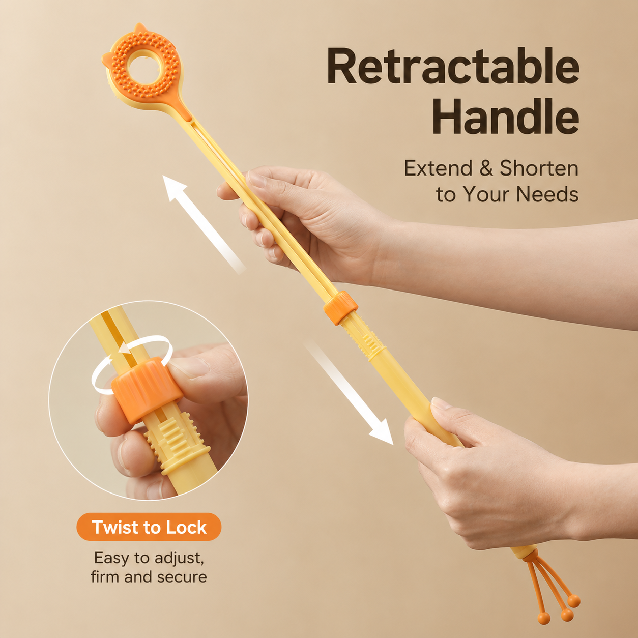 3 In 1 Retractable Cat Massage Stick