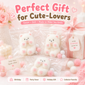 Kawaii Fluffy Animal Slow Rebound Squishy Fidget Toy