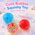 Transparent Bubble Crunch Noise Squishy Toy