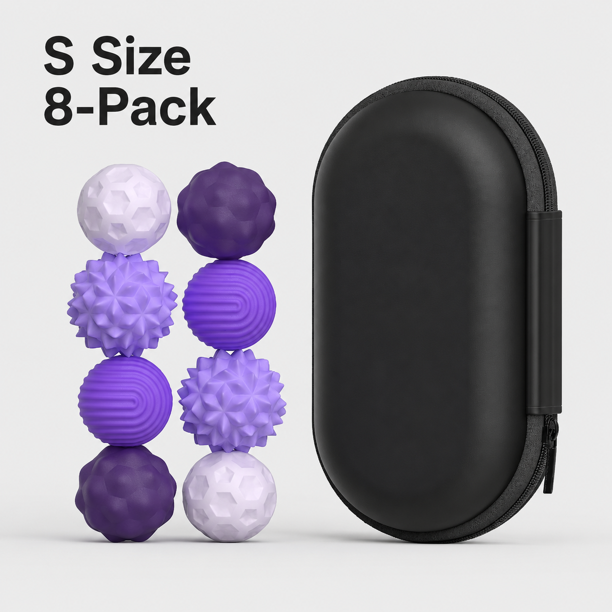 8 In 1 Multi Texture Sensory Massage Fidget Ball Set