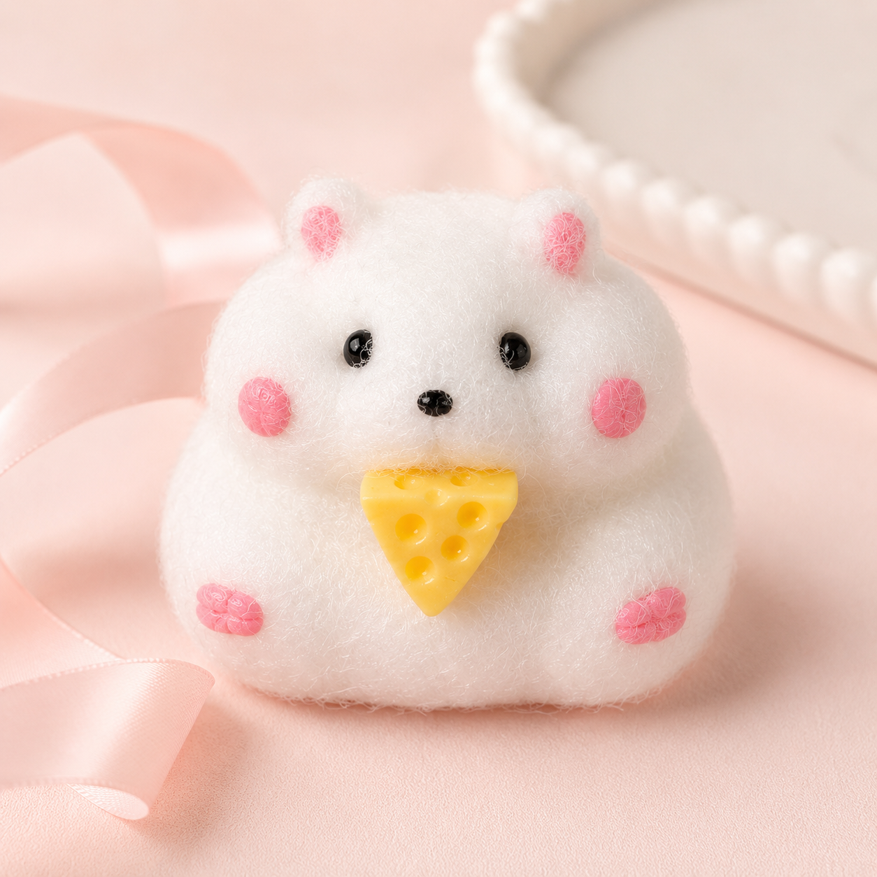 Fluffy Hamster Squishy Toy