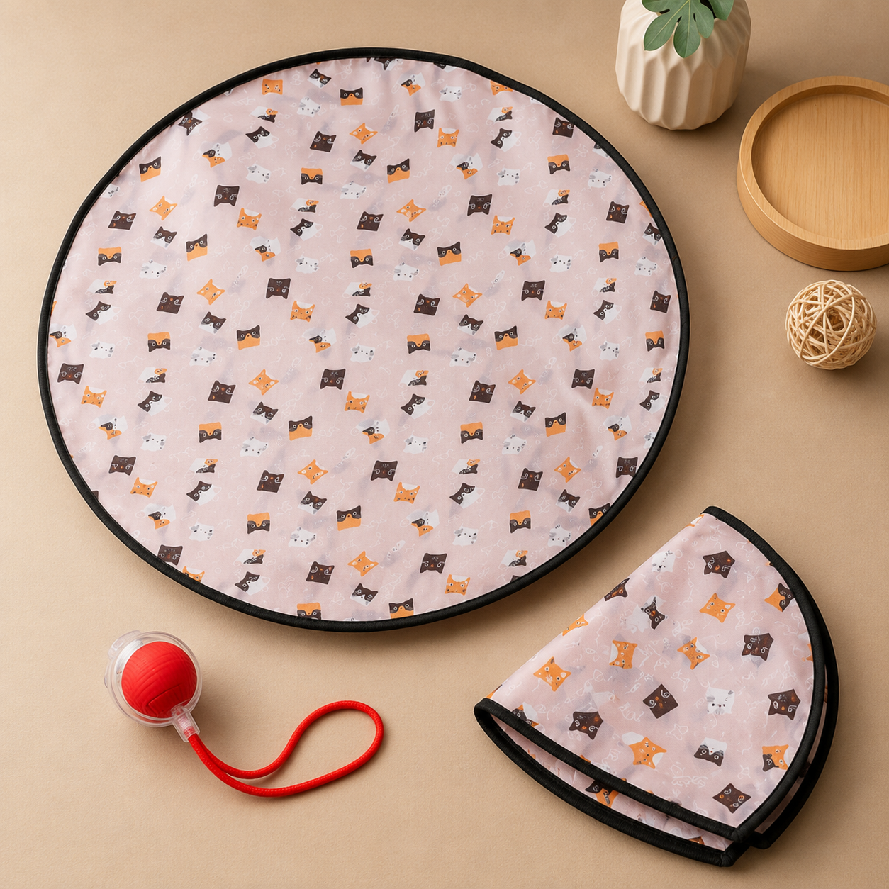 Cat Hunting Mat Automatic Ball Toy 中文标题