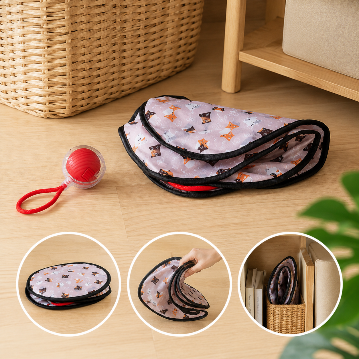 Cat Hunting Mat Automatic Ball Toy 中文标题