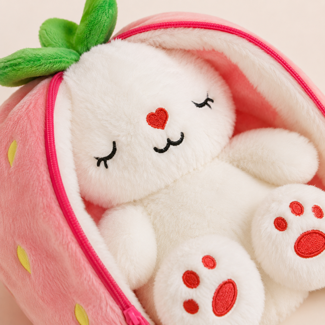 Carrot Bunny Plush Stuffed Toy