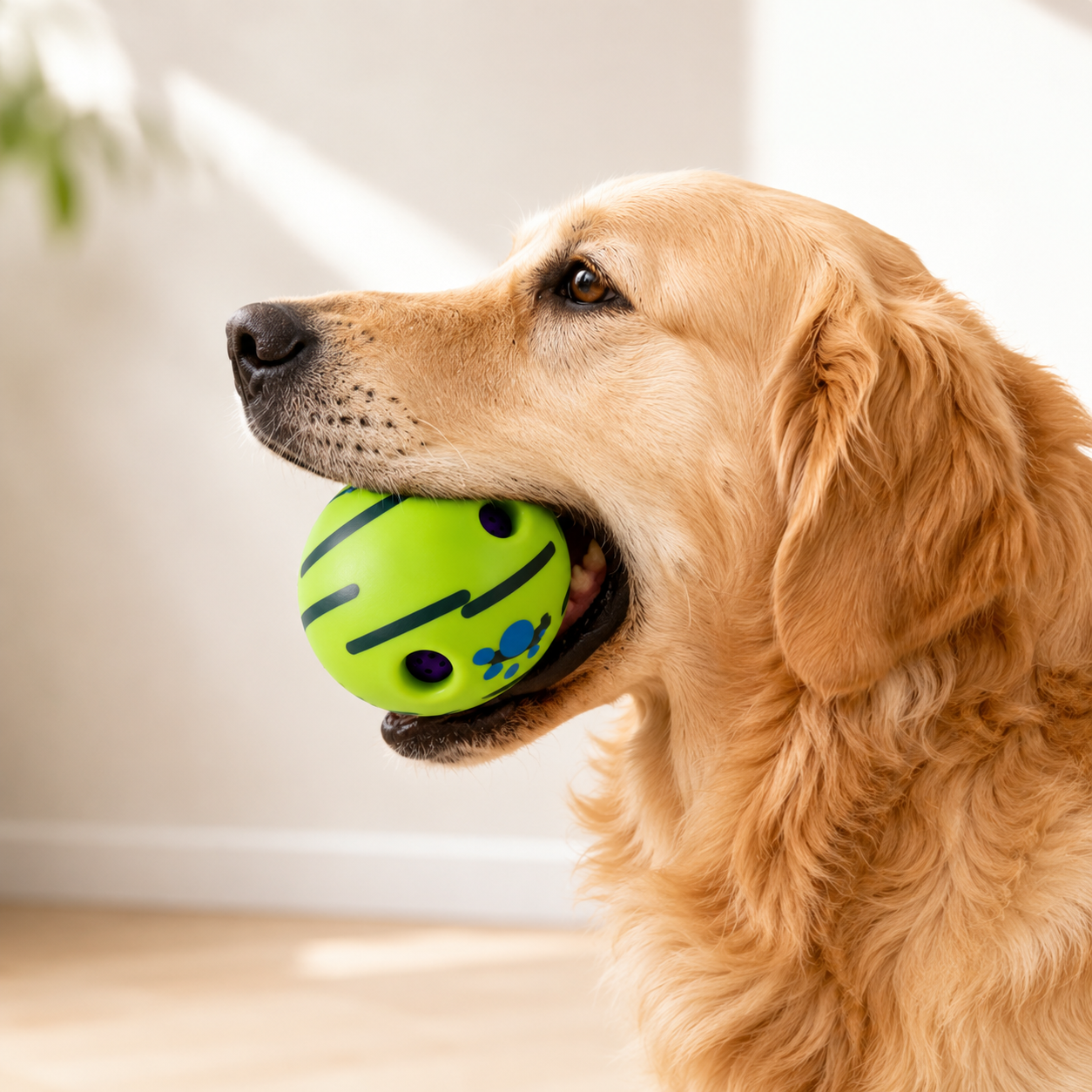 Giggle Squeaky Dog Chew Ball Toy
