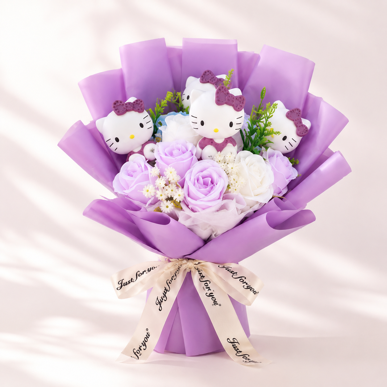 Eternal Artificial Flower Hand Bouquet Gift for Girls