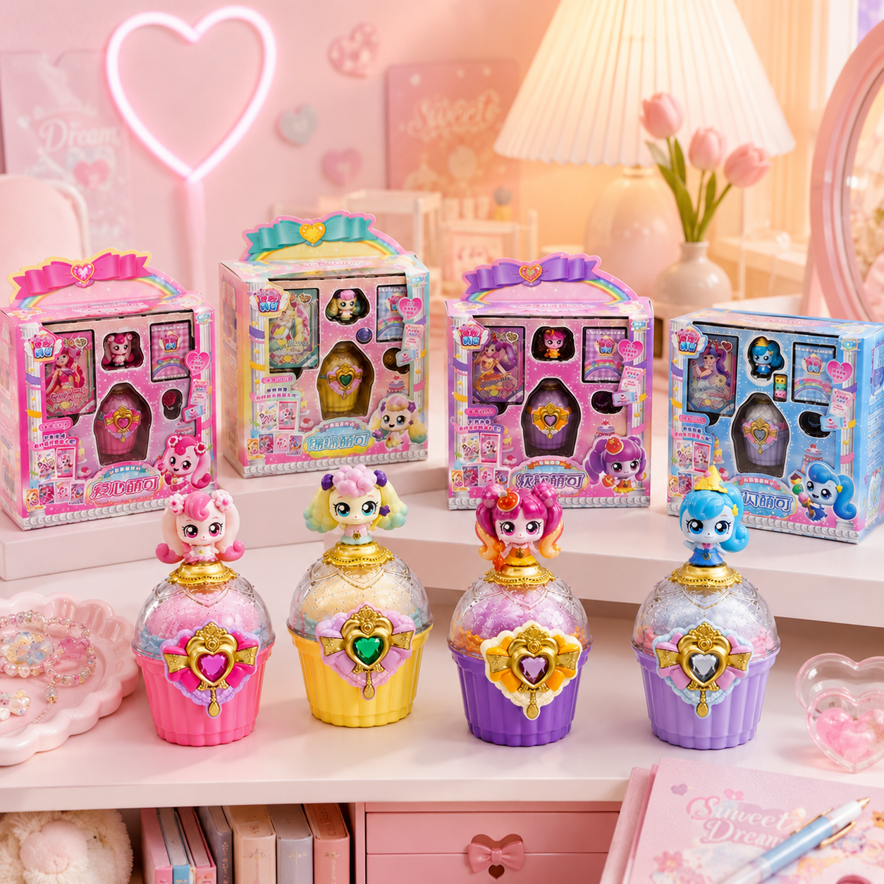 Cupcake Girl Doll Set