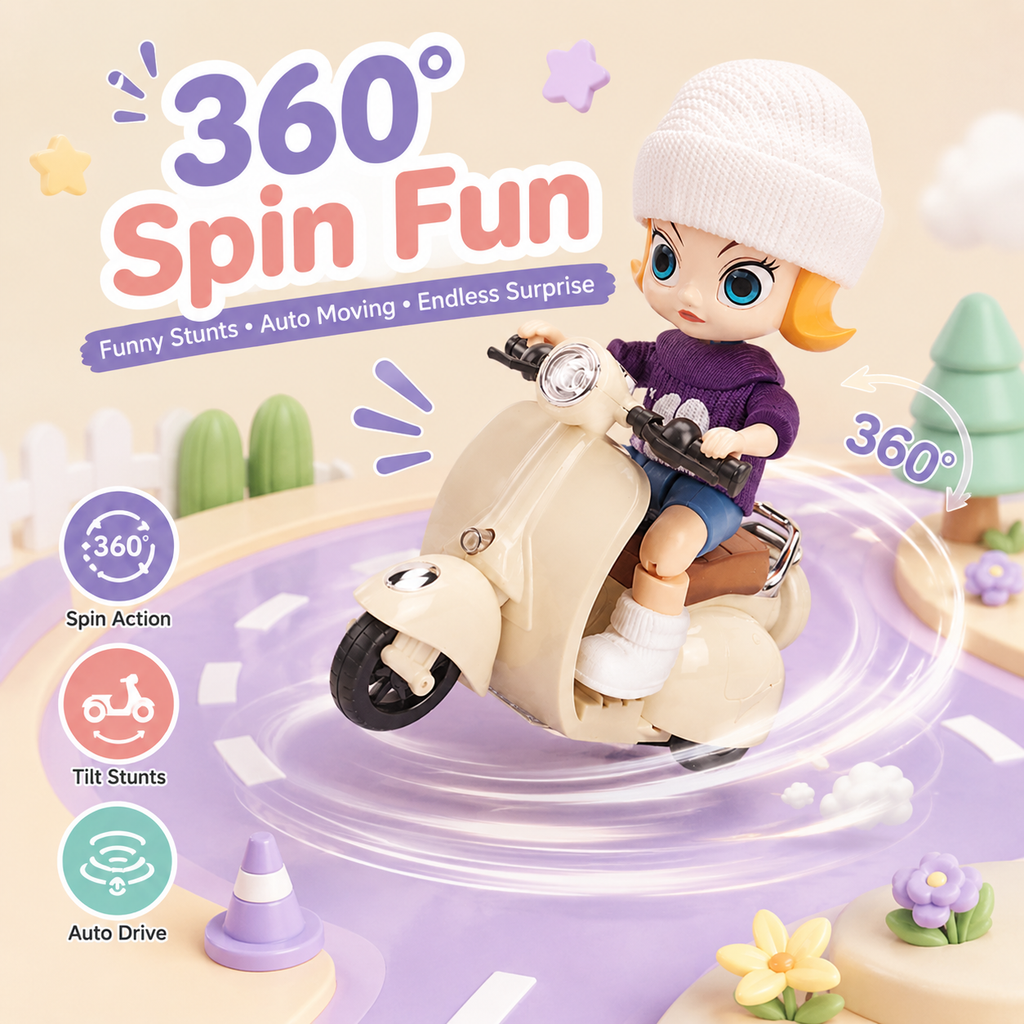 Electric Stunt Bike Kids Toy