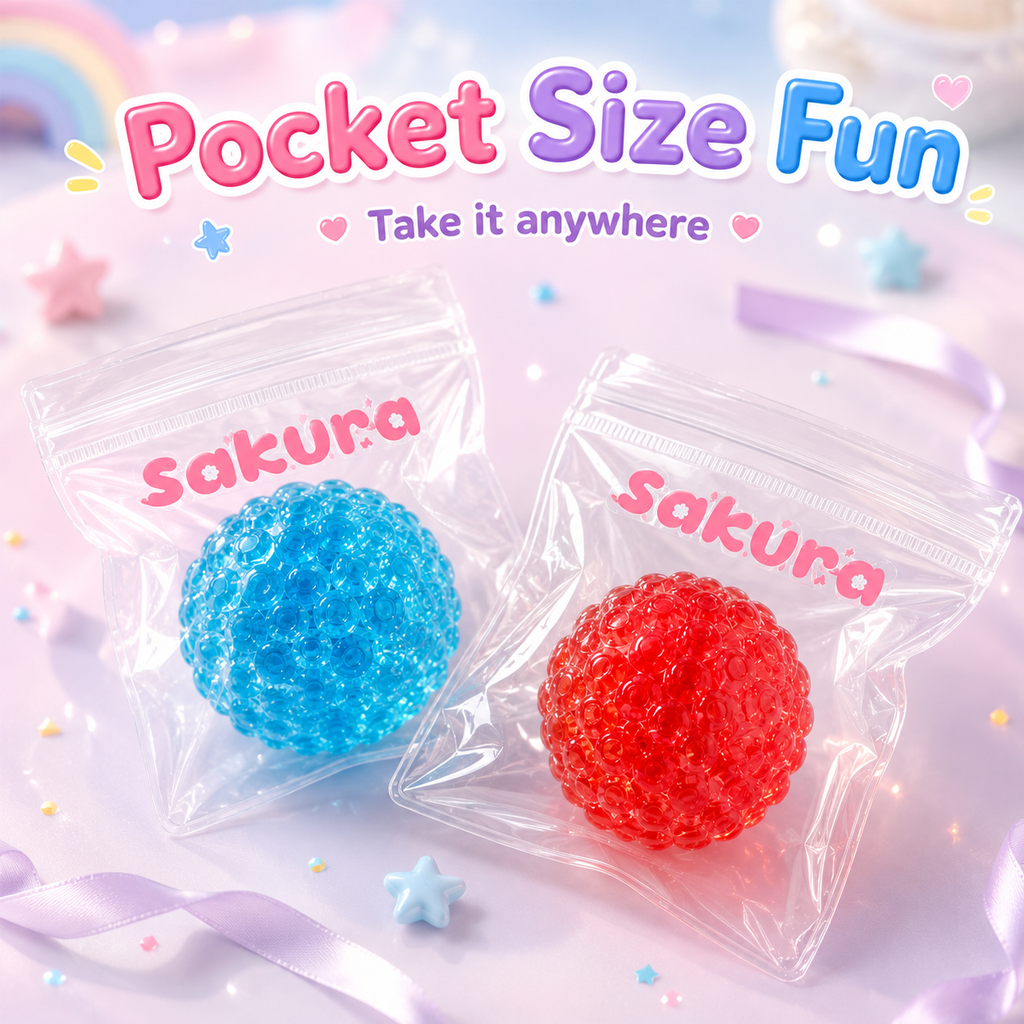 Transparent Bubble Crunch Noise Squishy Toy