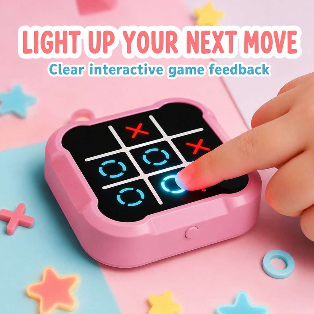4 IN 1 Electronic Smart Tic Tac Toe Puzzle Game Toy