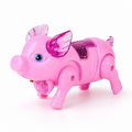 LED Musical Tethered Walking Pig Kids Toy