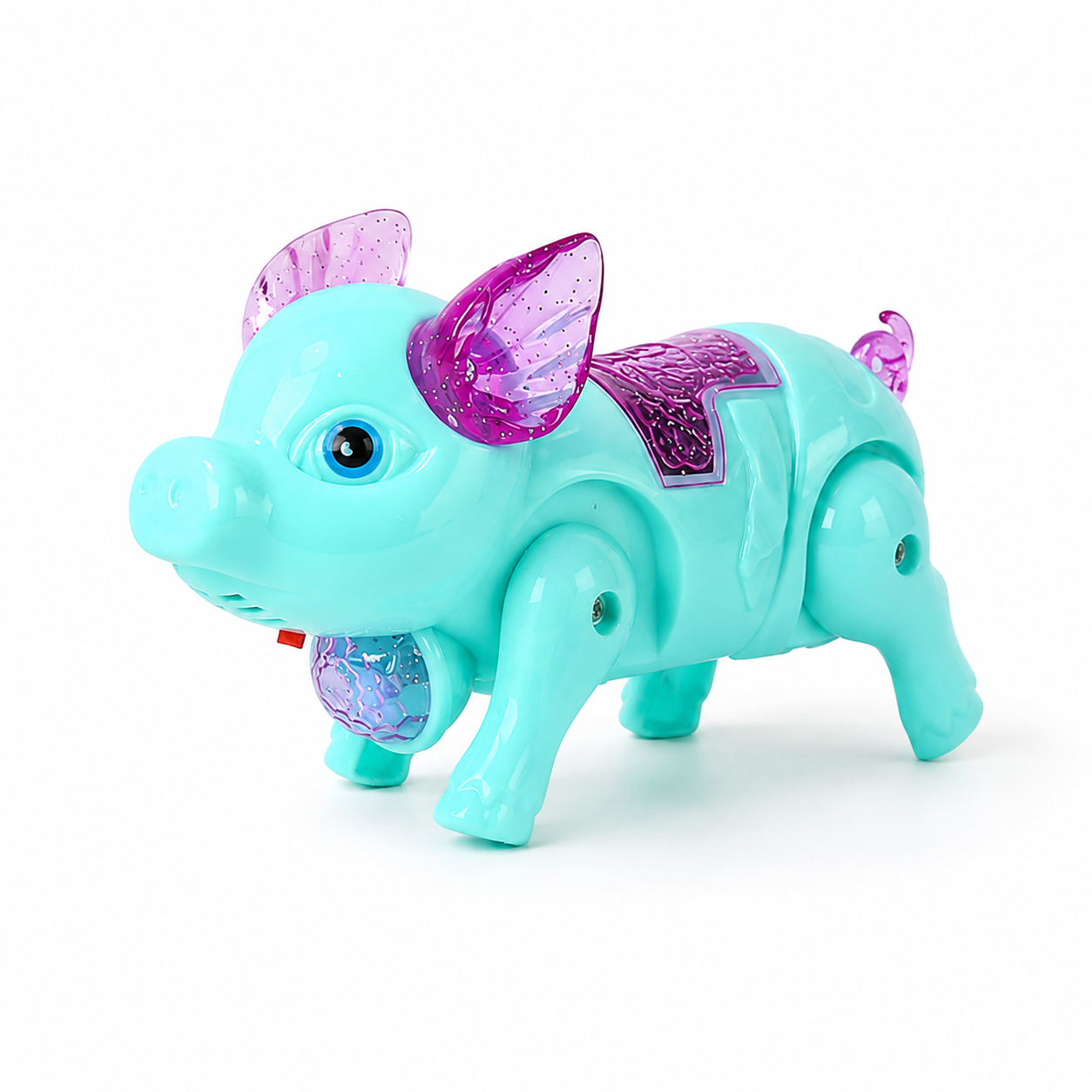 LED Musical Tethered Walking Pig Kids Toy
