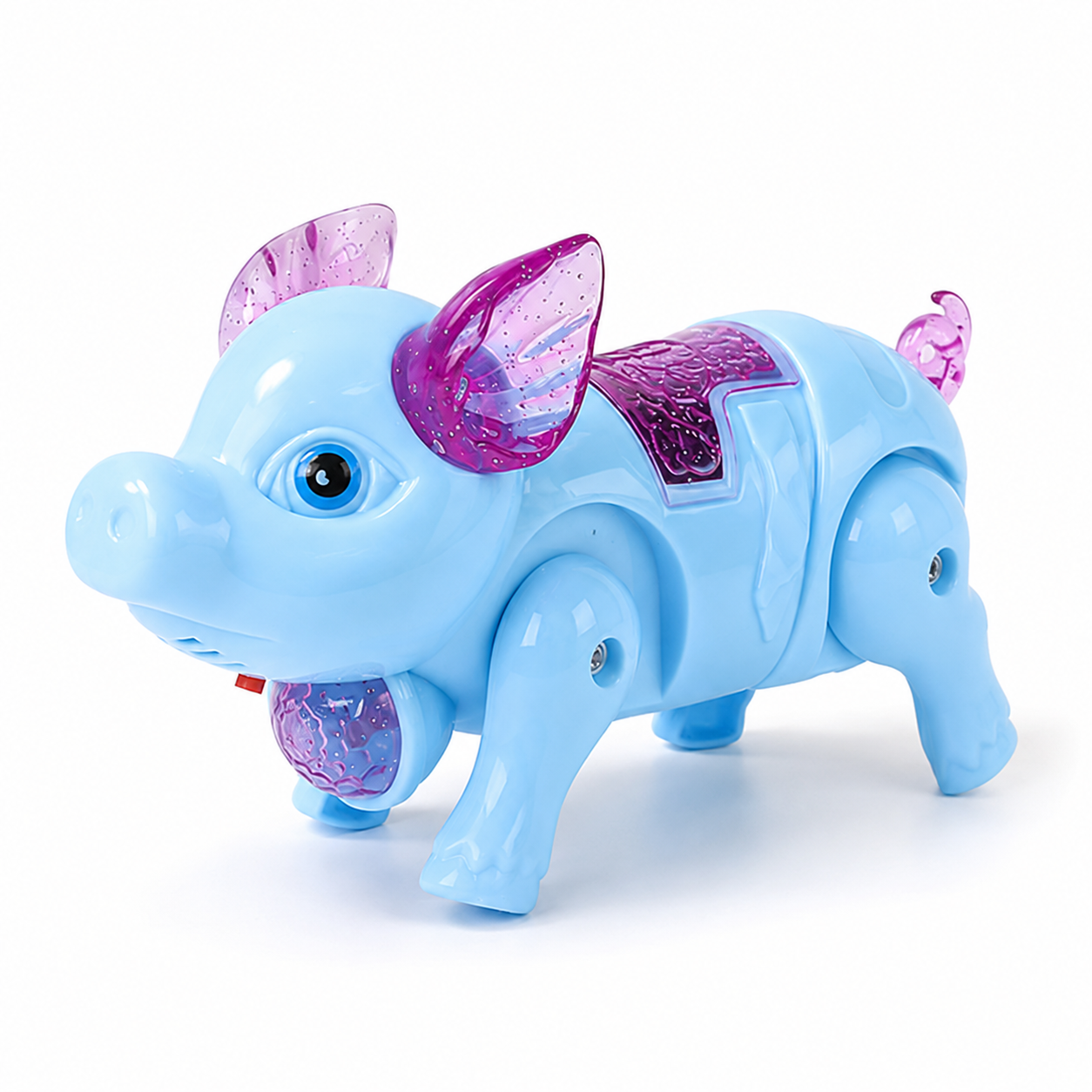 LED Musical Tethered Walking Pig Kids Toy