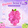 Transparent Jelly Grape Cluster Squishy Squeeze Toy