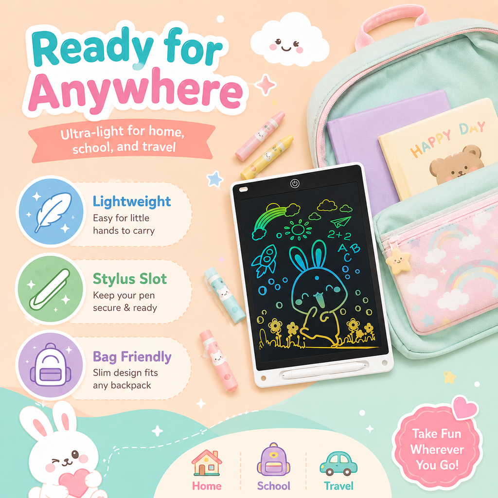 Kids Colorful Drawing Board