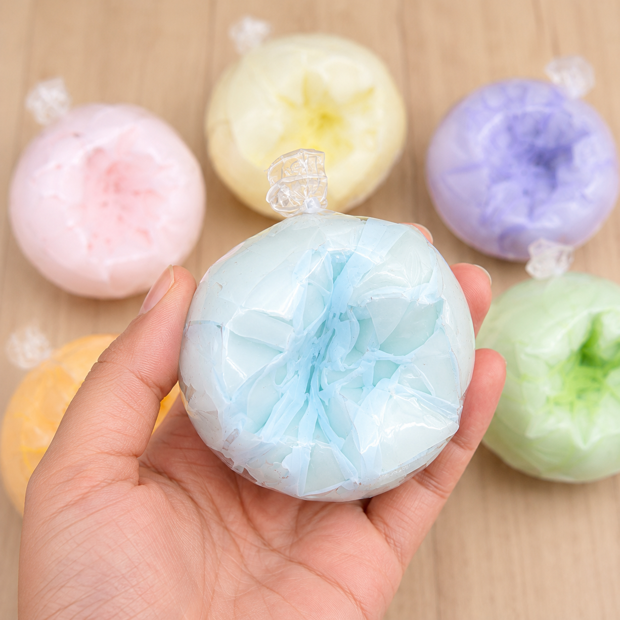 Pastel Handmade Crispy Squishy Decompression Ball