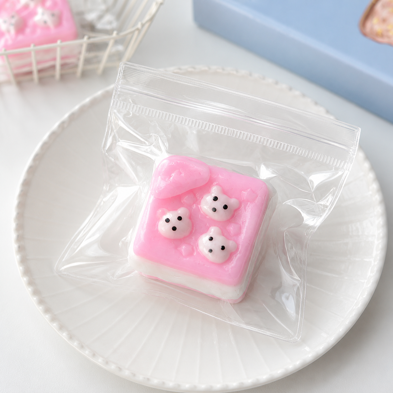 Bear Cube Squishy Toy