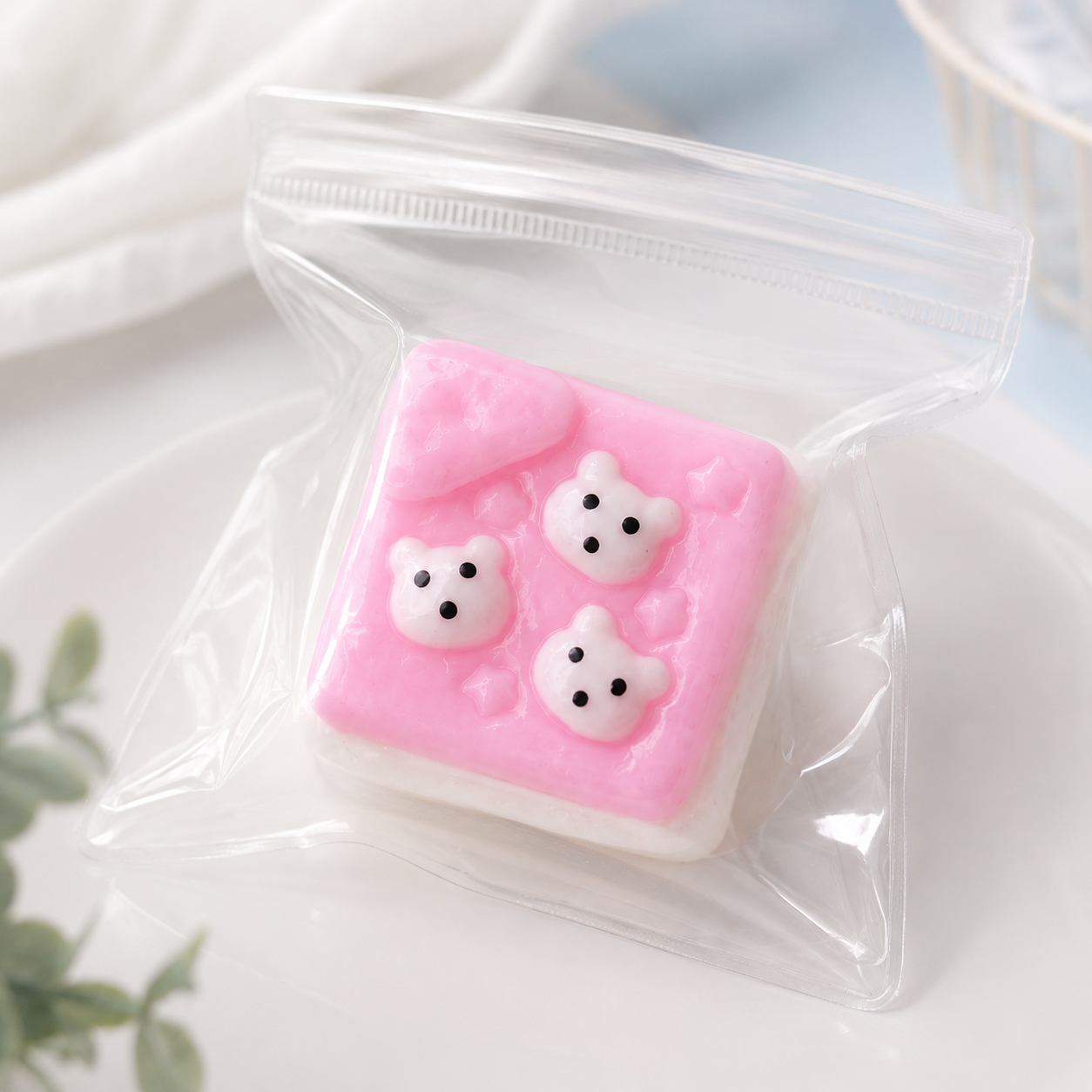 Bear Cube Squishy Toy