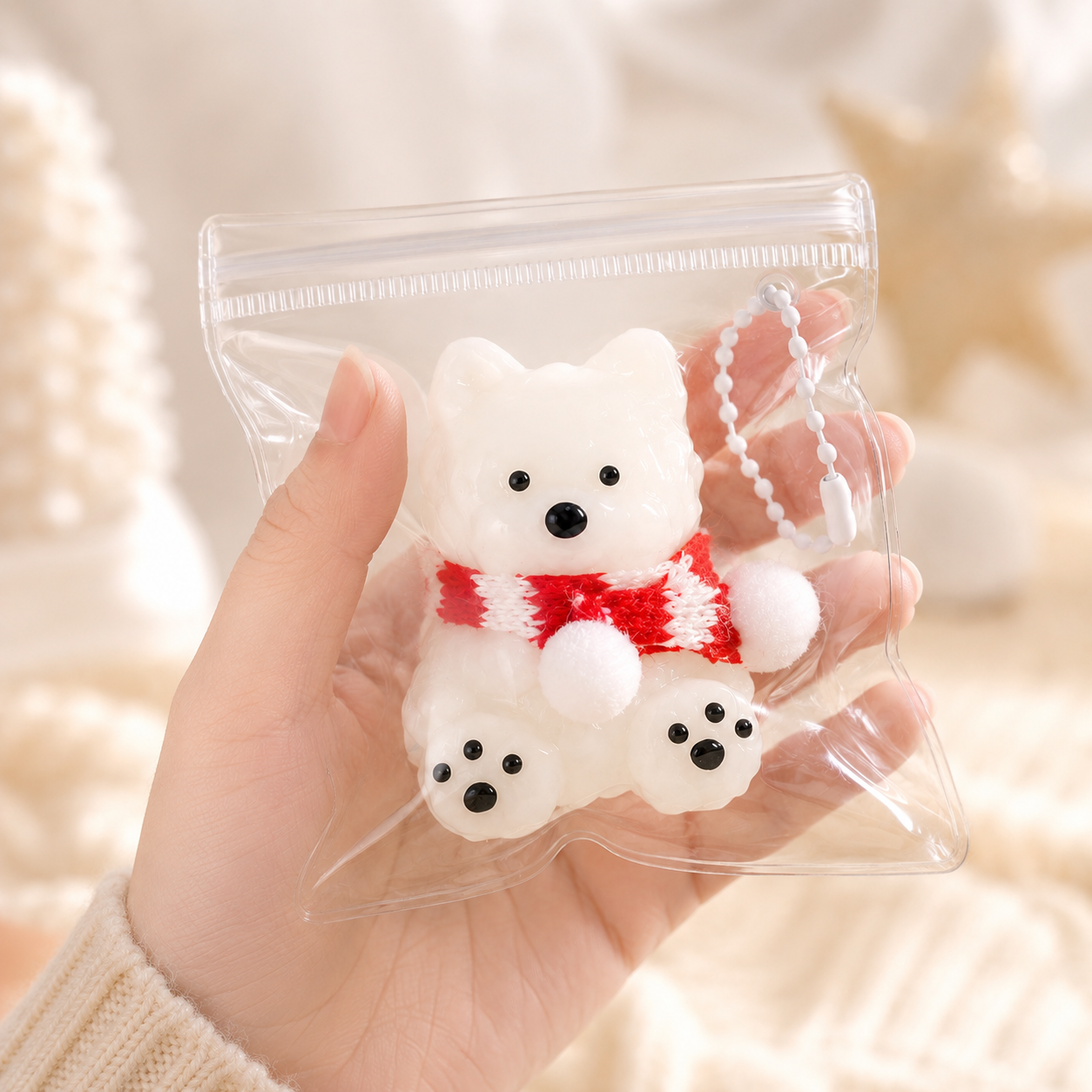 Scarf Bear Squishy Toy