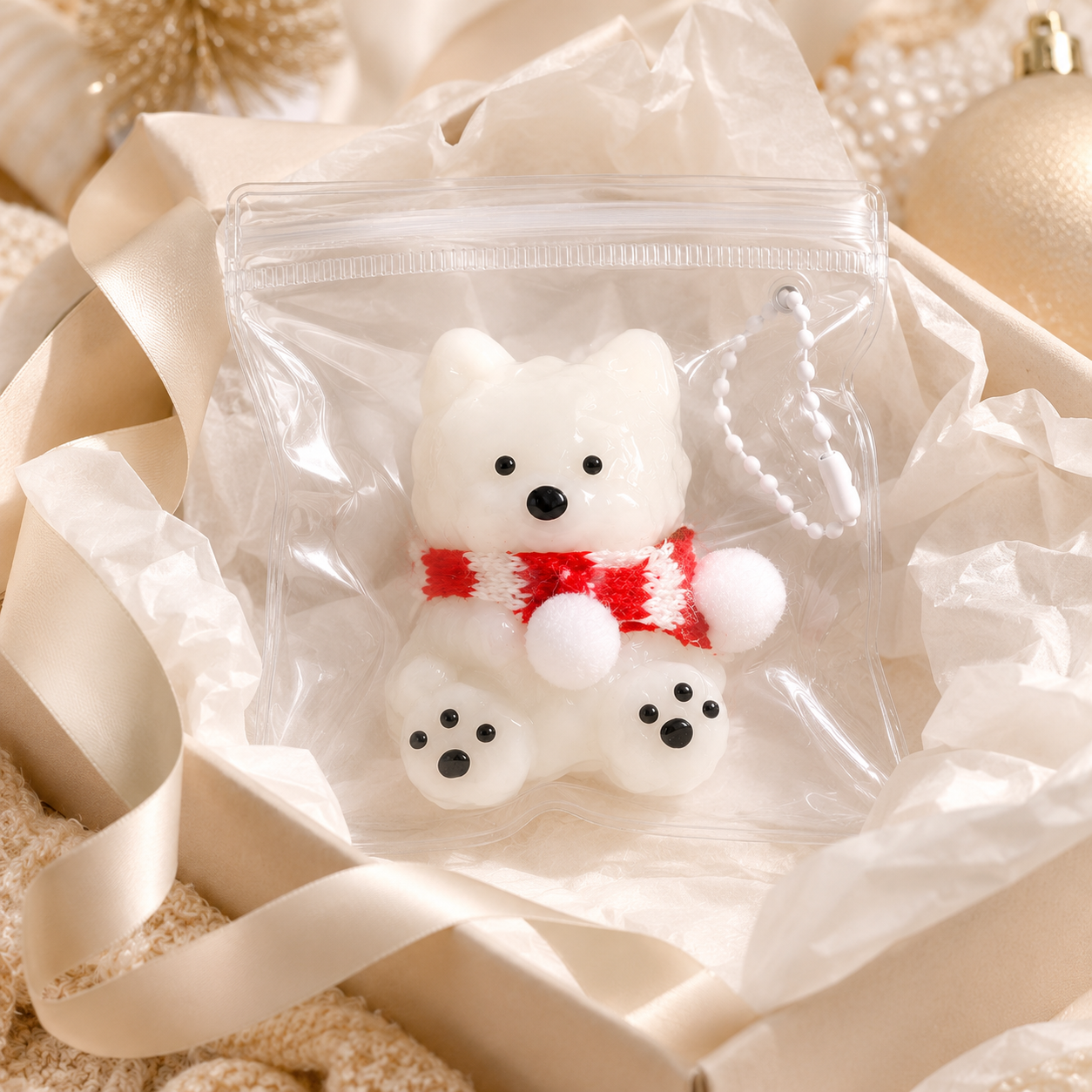 Scarf Bear Squishy Toy