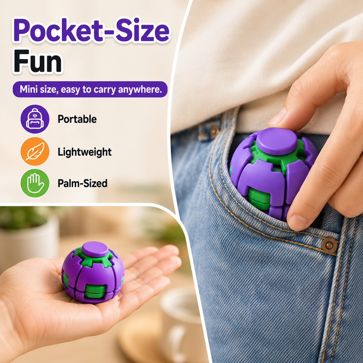 Hand Spinner Stress Relief Ball