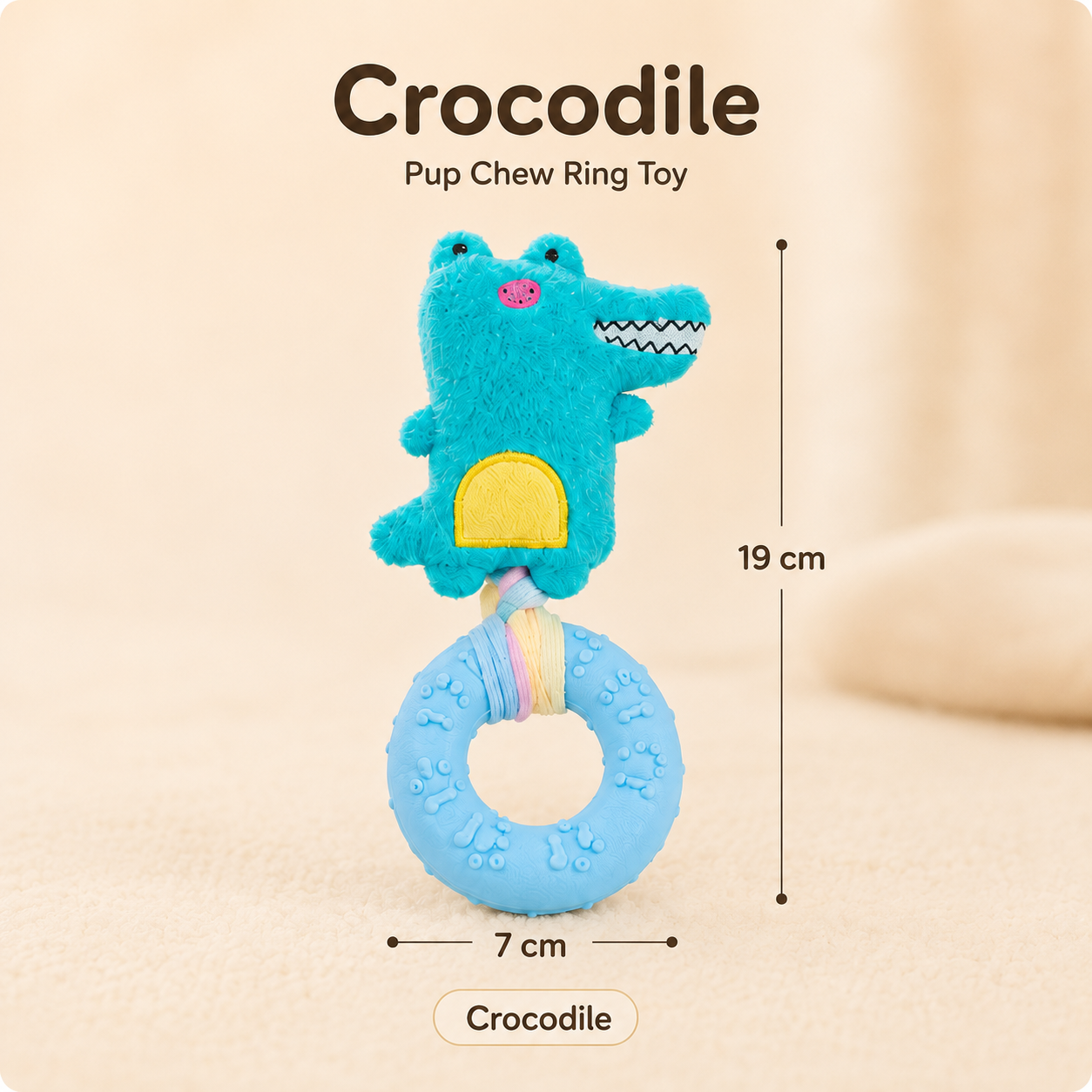 Cartoon Plush Squeaky Durable Chew Toy for Dogs