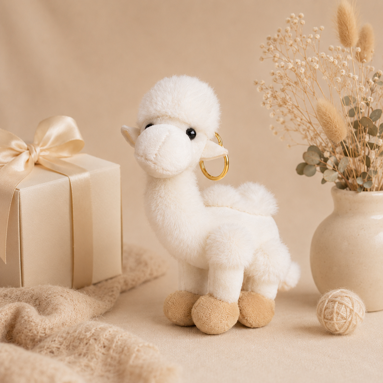Plush Camel Key Chain Pendant