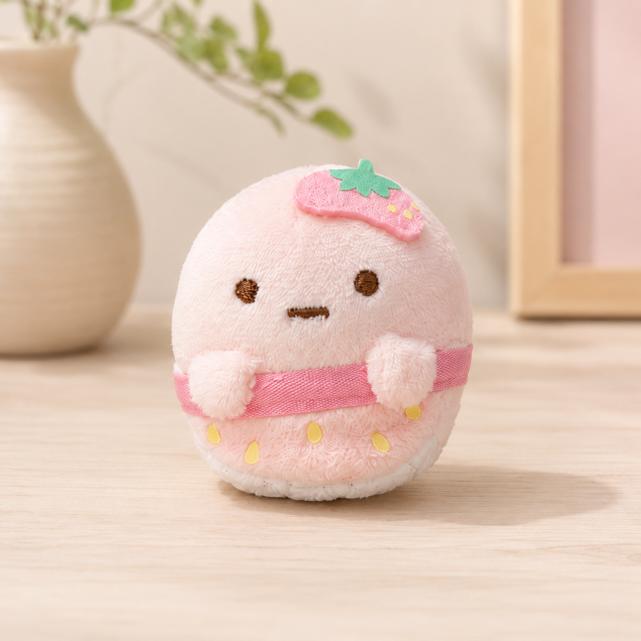 Kawaii Round Plush Bag Key Pendant