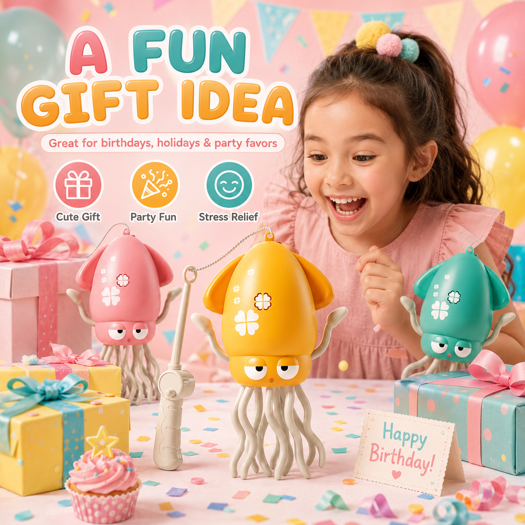Twist Squid Stress Relief Toy