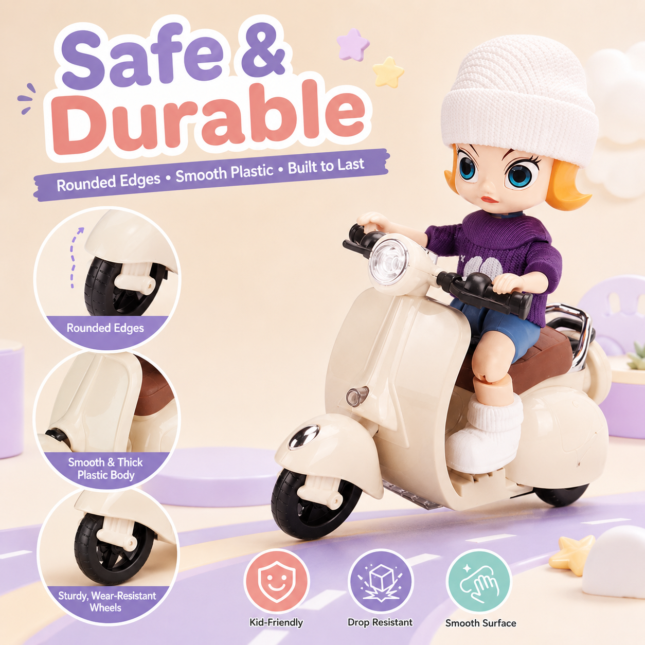 Electric Stunt Bike Kids Toy