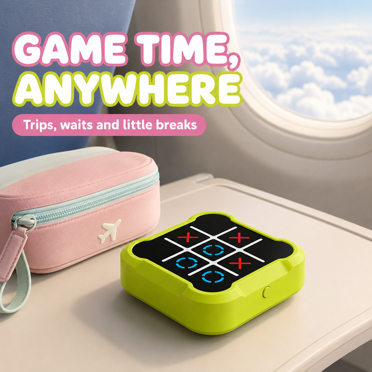 4 IN 1 Electronic Smart Tic Tac Toe Puzzle Game Toy