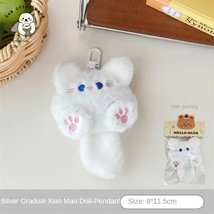 Fluffy Kitten Bag Charm