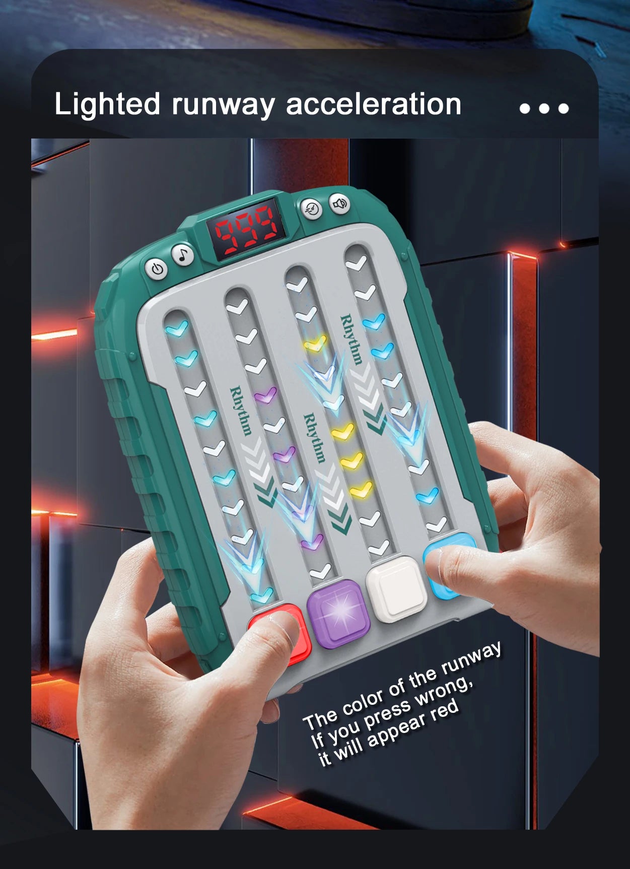 Handheld Rhythm Challenge Game Toy