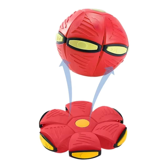 LED Light Magic Deform Flying Saucer Ball Toy