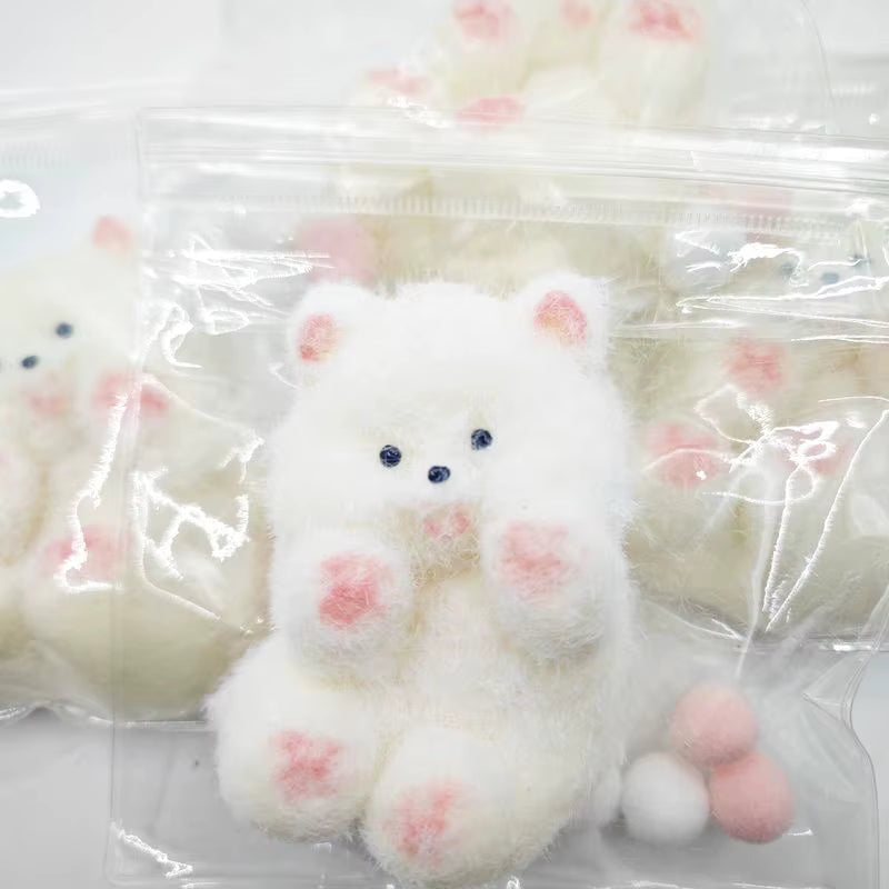 Kawaii Fluffy Animal Slow Rebound Squishy Fidget Toy