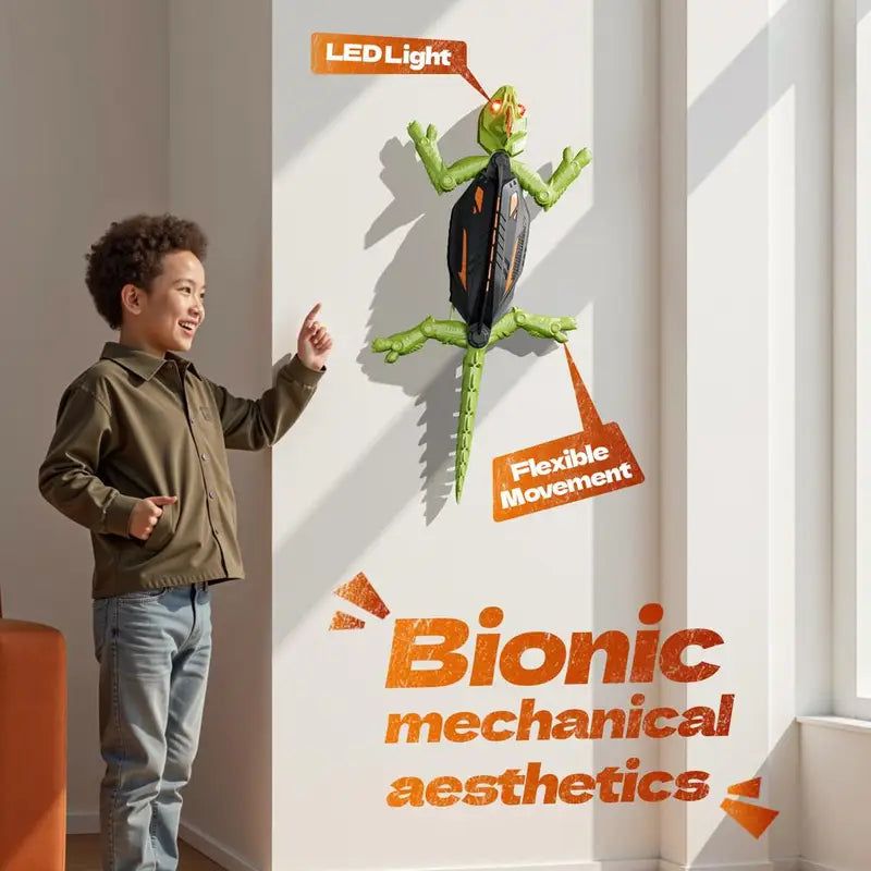 Wall Crawling Remote Control Lizard Toy