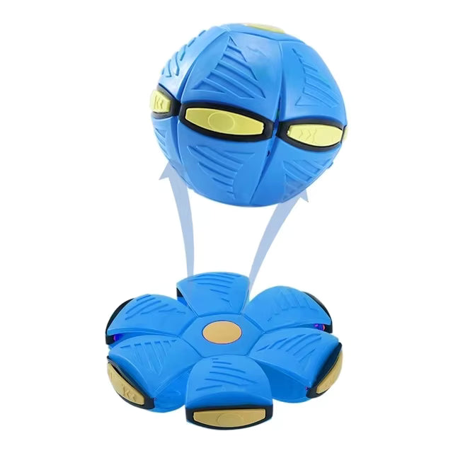 LED Light Magic Deform Flying Saucer Ball Toy