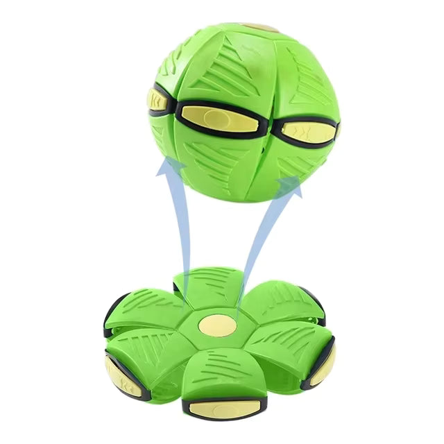 LED Light Magic Deform Flying Saucer Ball Toy