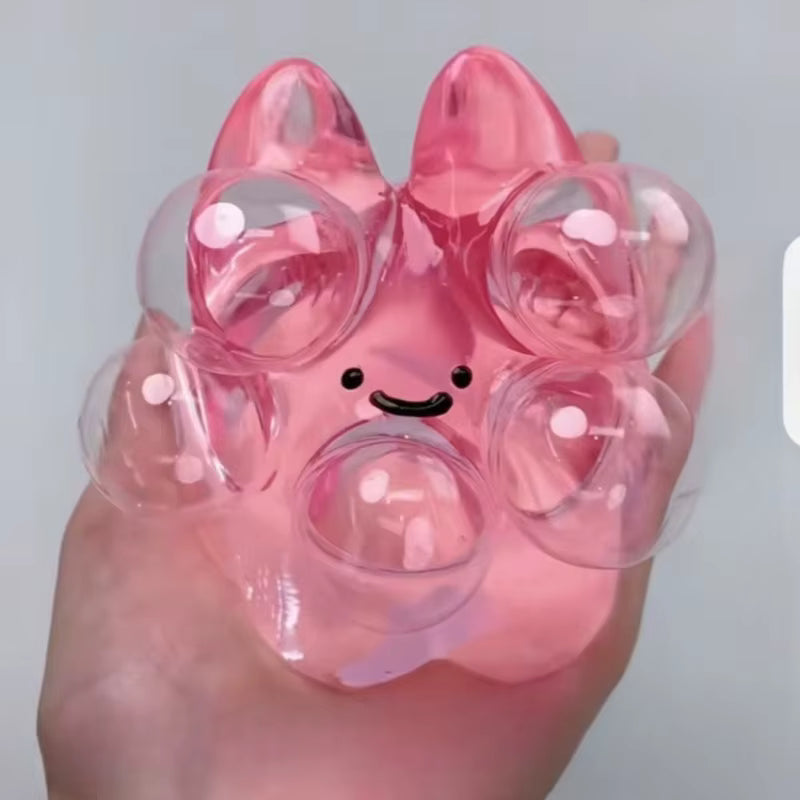 Transparent Jelly Octopus Rabbit Star Squishy Fidget Toy