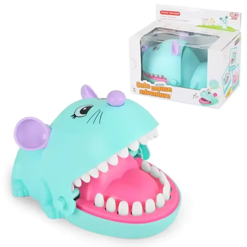 Funny Crocodile Bite Finger Prank Toy, Random Risk Interactive Party Game