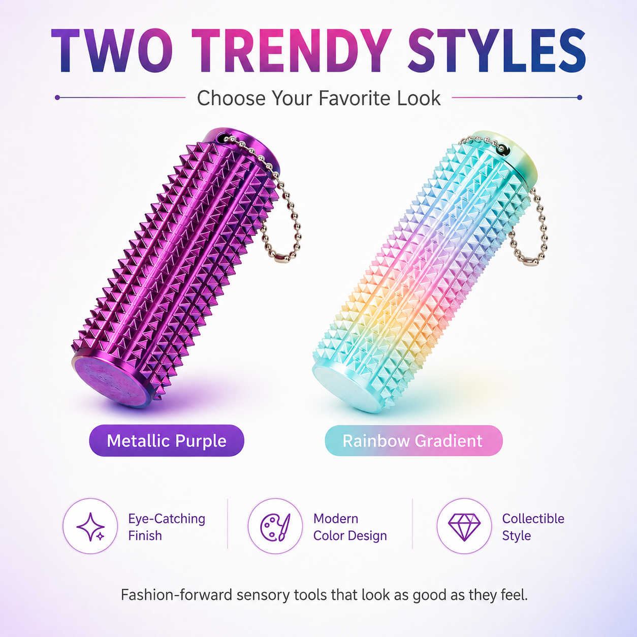 Keychain Stress Relief Roller