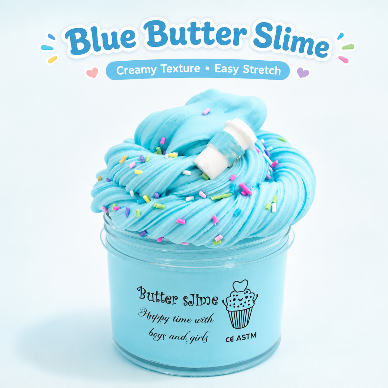 Fluffy Coffee Fruit Butter Slime